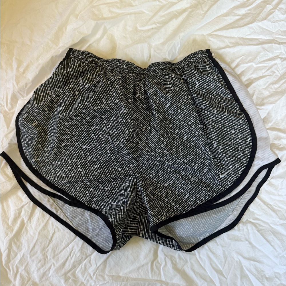 Nike Women's Athletic Shorts in Black and White